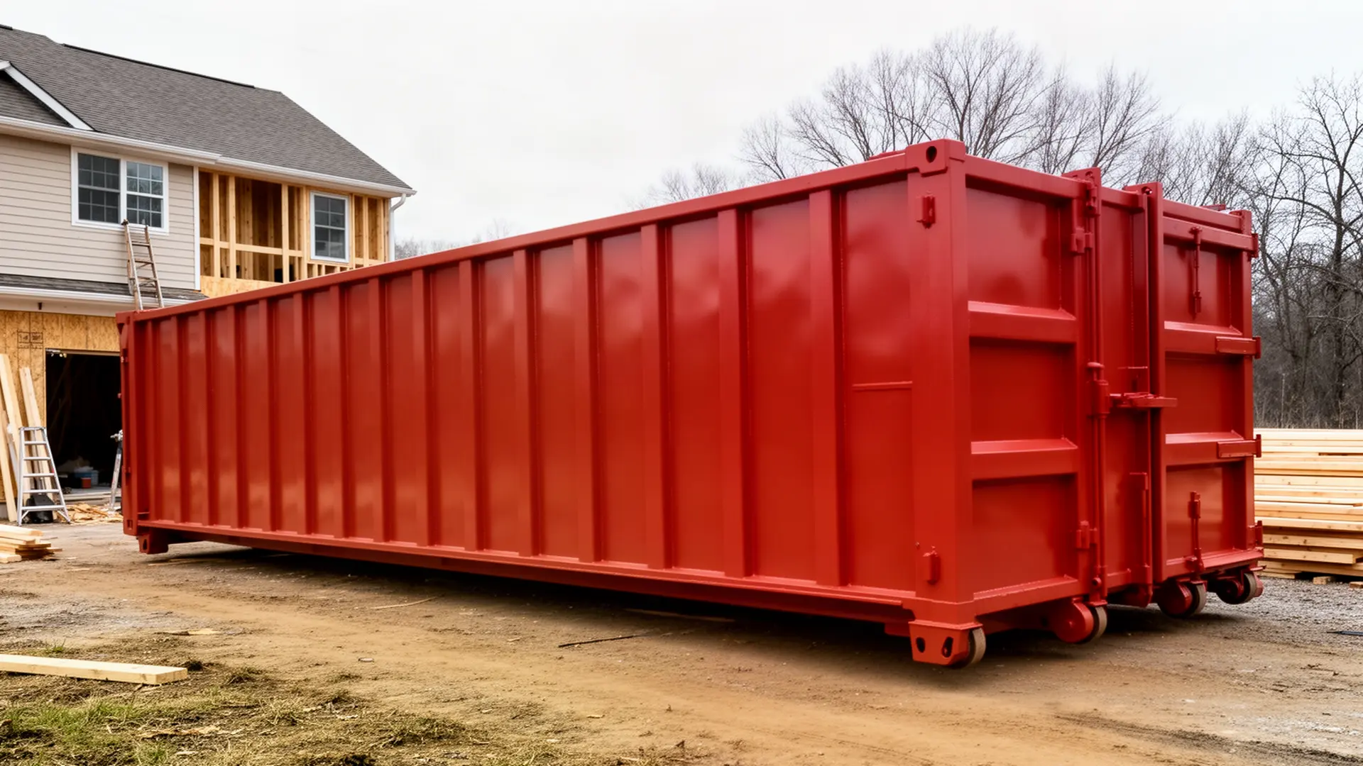 Roll-off dumpster from Nate's Dallas Dumpster Co. in Dallas, TX